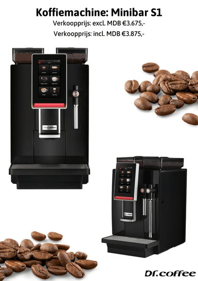 Zakelijke Koffiemachine: Dr. Coffee Minibar S1 - Fancy Beans