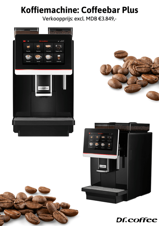 Zakelijke Koffiemachine: Dr. Coffee Coffeebar Plus - Fancy Beans