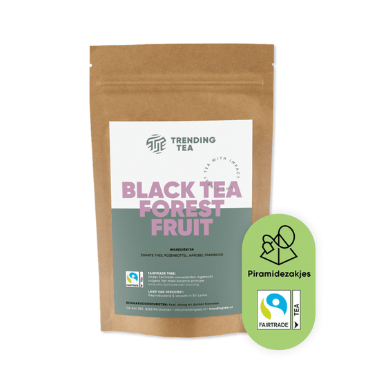 Piramidezakjes: Black Tea Forest Fruit (100 stuks) - Fancy Beans