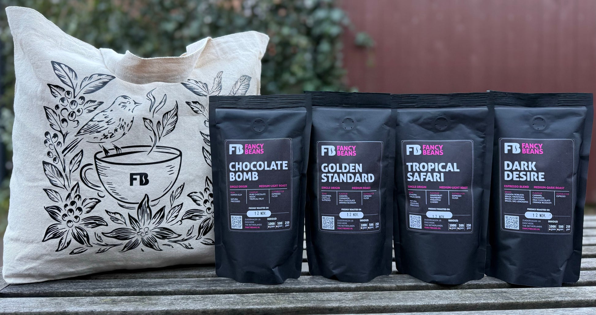 Eindejaars deal! 4x 250g + Tote bag - Fancy Beans