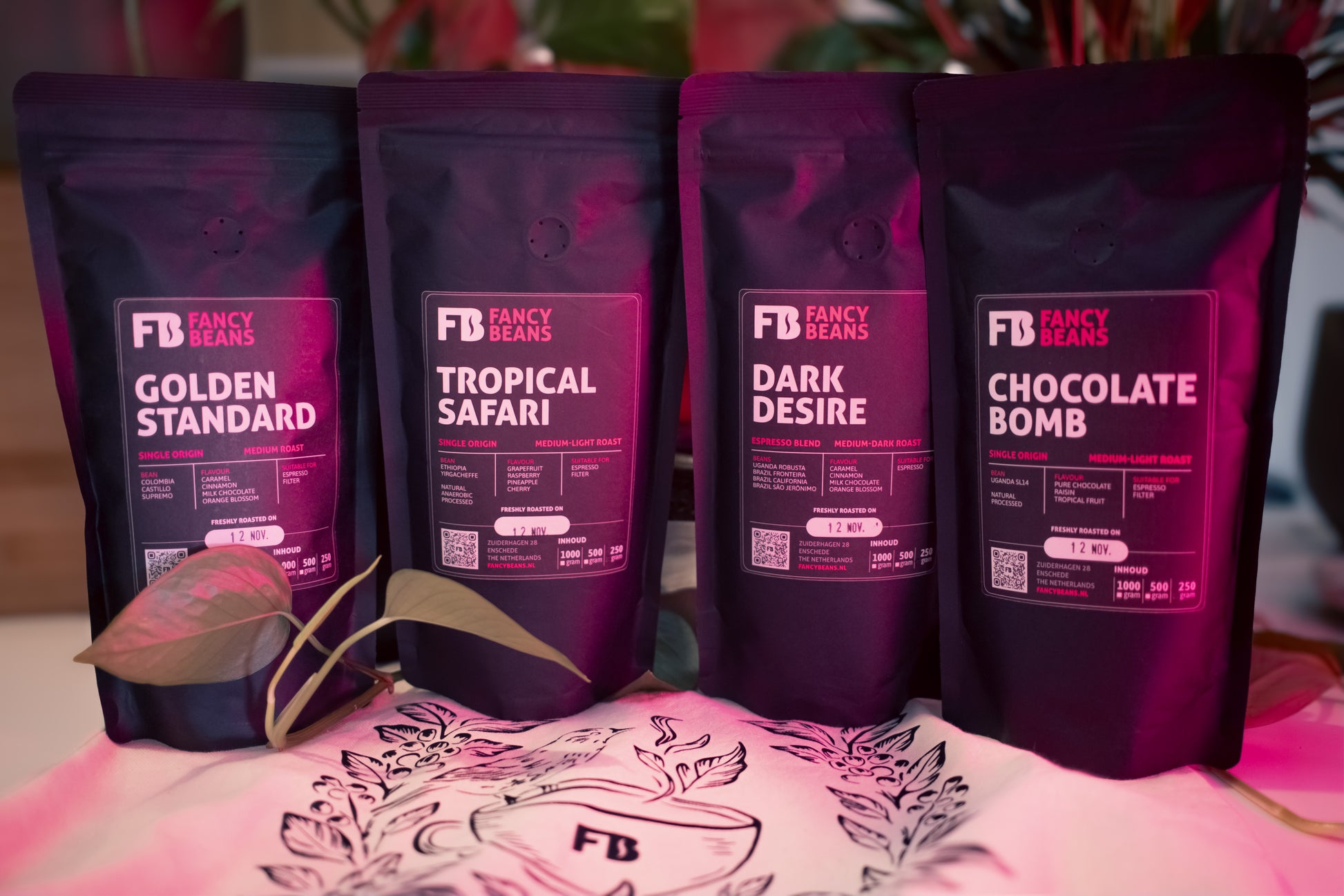 Pakketdeal 4x 250g + Tote bag - Fancy Beans