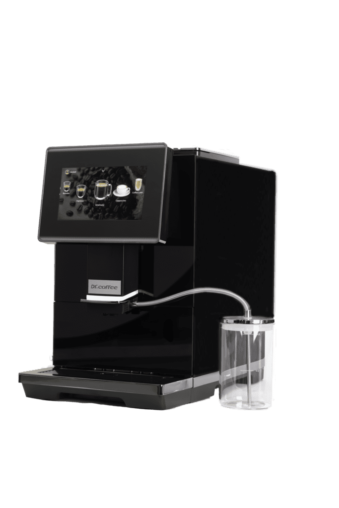 Koffiemachine met koffiebonen: Dr. Coffee Office 9