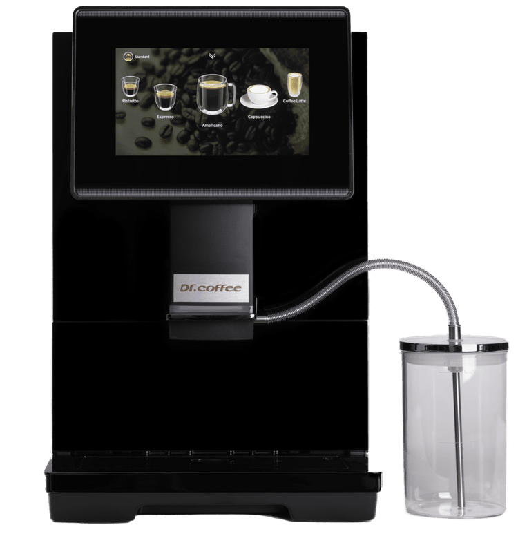 Koffiemachine met koffiebonen: Dr. Coffee Office 9